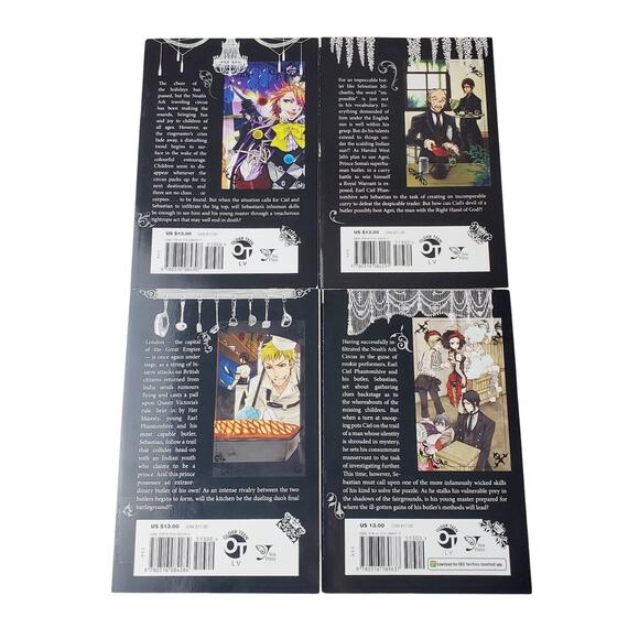 Black Butler Vol. 4, 5, 6, & 7 Manga Book Paperback English Yana Toboso LOT - Picture 3 of 8